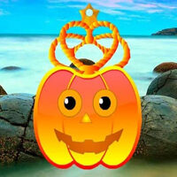 WOW-HOG-Halloween Pumpkin Beach Escape HTML5