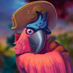 PG Pirate Red Parrot Escape