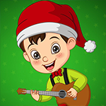G4K Christmas Guitar Boy Escape