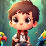 G4K Chic Boy And Parrot Rescue Game