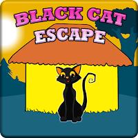G2J Black Cat Escape From Greenhouse