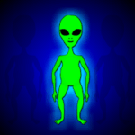 G2J Escape the Green Alien from Cylindrical Glass Tank