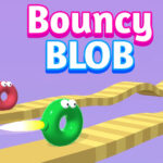 Bouncy Blob Race: Obstacle Course