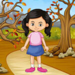 G2R-Autumn Forest Girl Escape HTML5