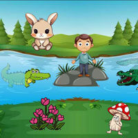 WOW Boy Escaped Dangerous Crocodiles