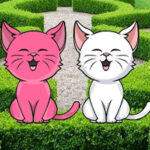 BIG-Cat Couple Garden Escape HTML5
