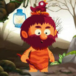HOG-Caveman Escape From Magical Cave HTML5