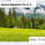 Alpine Meadow On A Cloudy Morning Jigsaw