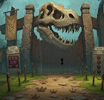 G4K Dino Trainer Girl Escape