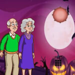 WOW Elderly Pair Halloween Land Escape