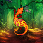 G2R-Enchanted Lizard Forest Escape HTML5