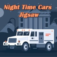 NIGHT TIME CARS JIGSAW