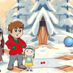 WOW Family Stranded Christmas Snow Land