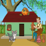 WOW Feline Saves The Buddy