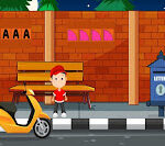 G2J Find the Pizza Delivery Boy Bike Key