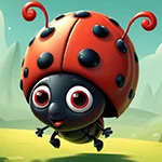 G4K Playful Lady Bug Escape Game