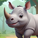 G4K Cute Baby Rhino Escape Game