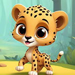 G4K Sleepy Baby Cheetah Escape Game