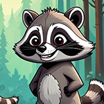 G4K Smiling Raccoon Rescue Game