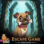 G4K Playful Pug Dog Escape