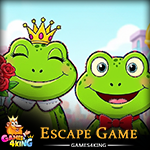 G4K Cute Couple Frogs Escape