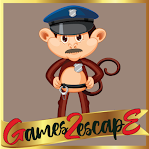 G2E Monkey Police Officer Room Escape HTML5