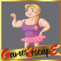 G2E Muscular Girl Room Escape HTML5