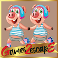 G2E Twin Pigs Escape For Skating HTML5