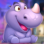 G4K Adorable Hippo Calf Escape