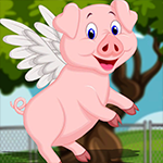 G4K Cheerful Flying Pig Escape