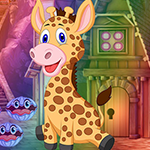 G4K Cheery Baby Giraffe Escape