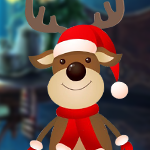 G4K Christmas Cute Deer Escape