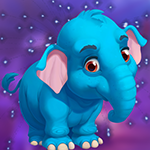 G4K Gleeful Blue Elephant Escape