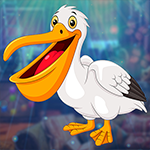 G4K Lovable White Pelican Escape