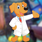 G4K Cheerful Doctor Dog Escape