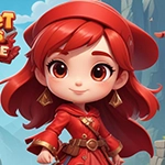 G4K Scarlet Outfit Girl Rescue Game