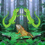 WOW-Giant Lizard Jungle Escape