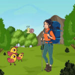 G2R Girl Reaches Hiking Destination