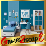 G2E Glossy Blue Room Escape HTML5