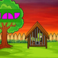 G2J Green Bird Escape from Cage