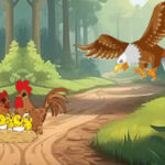 WOW Hen Family Trapped To Eagles