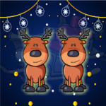 FG Lovely Santa Reindeer Escape