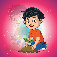 G2J Help The Boy Planting A Plant