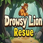 G4k Drowsy Lion Rescue Game