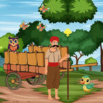 WOW Locate The Farmer Cart Bull