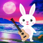 BIG-Night Bunny Land Escape HTML5