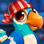 G4K PG Cute Blue Parrot Escape