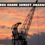 G2M Harbor Crane Sunset Jigsaw