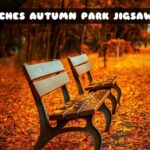 G2M Benches Autumn Park Jigsaw