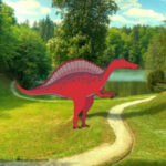 Wow Red Dino Forest Escape HTML5